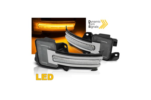 Φλας Καθρέπτη Για Honda Civic16-21 Dynamic Led Canbus Άσπρο 2 Τεμάχια