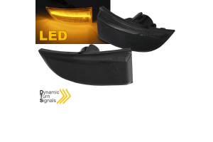 Φλας Καθρέπτη Για Renault Megane MK3 08-16, Scenic & Grand Scenic Iii 09-15, Fluence 09-19, Laguna 07-15 Dynamic Led Φιμέ 2 Τεμάχια