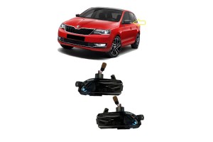 Φλας Καθρέπτη Για Skoda Rapid 12+ / Fabia 14+ / Seat Toledo 12+ Dynamic Led Φιμέ 2 Τεμάχια
