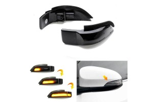 Φλας Καθρέπτων Για Toyota Yaris 11-20 / Corolla 14-18 Led Dynamic 2 Τεμάχια