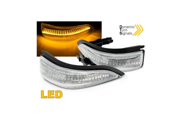 Φλας Καθρέπτων Για Toyota Yaris 11-19 Led Dynamic White 2 Τεμάχια