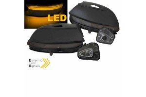 Φλας Καθρέπτη Για Vw Scirocco 08-14 / Passat B7 10-14 / Passat Cc 08-14 / Jetta 6 11-14 / Beetle 11-14 / Eos 11-15 Dynamic Φιμέ 2 Τεμάχια