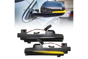 Φλας Καθρέπτη Για Volvo S60 11-18 / S80 12-16 / V40 13+ / V60 11-18 / V70 12+ Led Dynamic Φιμέ 2 Τεμάχια