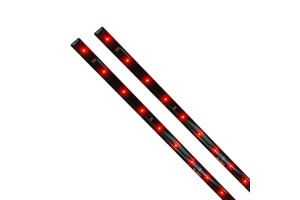 Λαμπες 12V 40CM Κοκκινες Με Flash