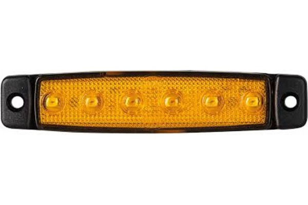 Φανος Ογκου Led 24V Πορτοκαλι Φανος Ογκου Led 24V Πορτοκαλι
