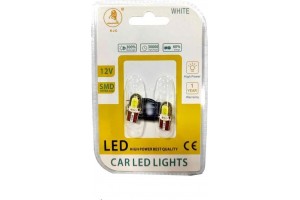 Λάμπες T10 3Led 12V 2 Τεμάχια