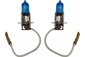 Λάμπες H3 12V 55W>100W Λευκό 5000Κ 2 Τεμάχια