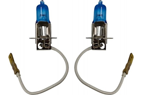 Λάμπες H3 12V 55W>100W Λευκό 5000Κ 2 Τεμάχια Λάμπες H3 12V 55W>100W Λευκό 5000Κ 2 Τεμάχια