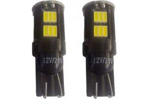Λάμπες T10 30 Led 100669 4014-30SMD 12V - 24V 2 Τεμάχια