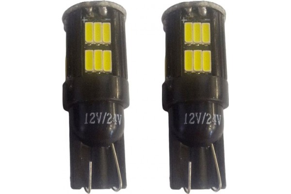 Λάμπες T10 30 Led 100669 4014-30SMD 12V - 24V 2 Τεμάχια Λάμπες T10 30 Led 100669 4014-30SMD 12V - 24V 2 Τεμάχια