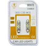 Λάμπες 10 Led Canbus Σωληνωτή 41mm C5W 600485-100452-100287 2 Τεμάχια Λάμπες 10 Led Canbus Σωληνωτή 41mm C5W 600485-100452-100287 2 Τεμάχια
