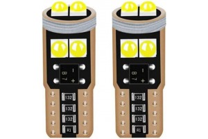 Λάμπες T10 6 Led Canbus Μπλε 600360 2 Τεμάχια