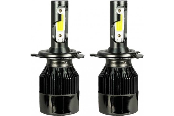 Λάμπες Led H4 C12 12/24V 36W 5500LM 6000k 2 Τεμάχια Λάμπες Led H4 C12 12/24V 36W 5500LM 6000k 2 Τεμάχια