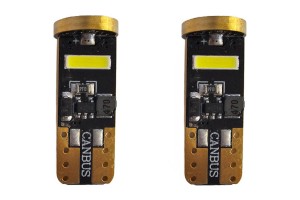 Λάμπες T10 3 Led Canbus 12V - 24V 2 Τεμάχια