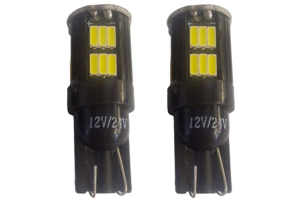 Λάμπες T10 30 Led 100669 4014-30SMD 12V - 24V 2 Τεμάχια