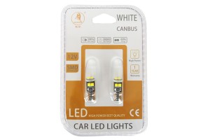 Λάμπες T10 6 Led Canbus W5W 600368 2 Τεμάχια