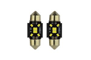 Λάμπες 8 Led Canbus Σωληνωτή 31mm 600484-1004555 2 Τεμάχια
