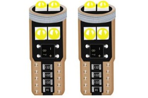 Λάμπες T10 6 Led Canbus Μπλε 600360 2 Τεμάχια
