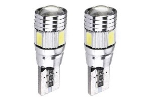 Λάμπες T10 6 Led Canbus 600407 2 Τεμάχια