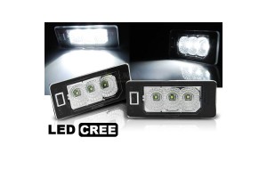 Led Φαναράκια Πινακίδας Για Audi A4 B8 / A5 B8 / Q5 8R / Tt 8J / Skoda Yeti Fabia Ii Superb B6 Combi / Vw Passat B6 Combi Canbus Με 3 Led
