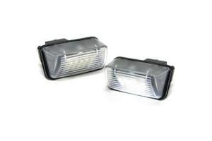 Led Φαναράκια Πινακίδας Για Peugeot 206,207,306,307,308, 406,407,5008,Partner / Citroen C3,C4,C5,Berlingo,Saxo,Xsara 2 Τεμάχια