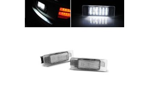 Led Φαναράκια Πινακίδας Για Peugeot 106,1007,207,3008,307, 308,406,407,508,4008,5008 / Citroen C2,C3,C4,C5,C6,DS3 2 Τεμάχια