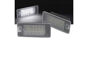 Led Φαναράκια Πινακίδας Για Fiat 500X 18+ / 500e 20+ / Abarth 500e 23+ / Alfa Romeo Tonale 22+ Ζευγάρι 2 Τεμάχια
