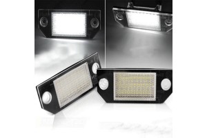 Led Φαναράκια Πινακίδας Για Ford Focus 2 04-08 Sedan / Hatchback / Focus C-Max 2003-2010 Ζευγάρι 2 Τεμάχια