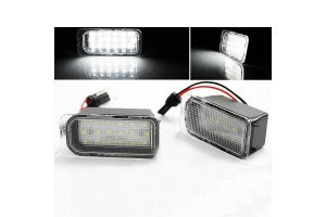 Led Φαναράκια Πινακίδας Για Ford C-Max, Grand C-Max, S-Max, Focus, Fiesta, Mondeo, Galaxy Ζευγάρι 2 Τεμάχια