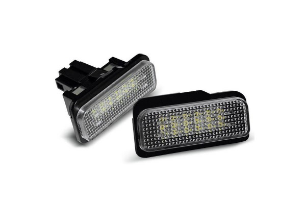 Led Φαναράκια Πινακίδας Για Mercedes-Benz E-Class W211, Clk W209, Cls W219, Slk R171, C-Class W203 Caravan Ζευγάρι 2 Τεμάχια