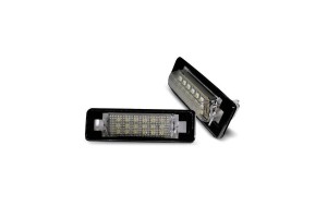 Led Φαναράκια Πινακίδας Για Mercedes-Benz C-Class W202 97-01 Sedan Facelift , E-Class W210 95-02 Ζευγάρι 2 Τεμάχια