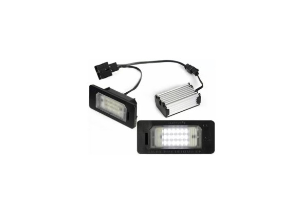 Led Φαναράκια Πινακίδας Για Skoda Octavia 2013- / Fabia 2007- / Superb 2008- / Yeti / Rapid Canbus Ζευγάρι 2 Τεμάχια