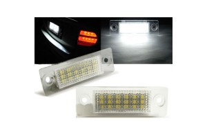 Led Φαναράκια Πινακίδας Για Vw Touran ,Jetta , Caddy ,Passat ,Transporter / Skoda Superb Canbus Ζευγάρι 2 Τεμάχια