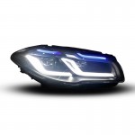 Μπροστινά Φανάρια Set Για Bmw 5 F10 /F18 11-17 G30 Look Full Led Laser Style Black Carner