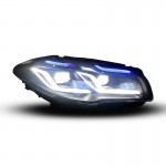 Μπροστινά Φανάρια Set Για Bmw 5 F10 /F18 11-17 G30 Look Full Led Laser Style Black Carner