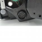 Φανάρι Μπροστινό Αριστερό Για Fiat Grande Punto 05-08 Μαύρα "Abarth Look" H4 Με Μοτέρ Tyc