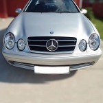Μπροστινά Φανάρια Set Για Mercedes-Benz Clk W208 97-02 Ccfl Angel Eyes Χρωμίου H7/H1 Με Ρύθμιση Αέρος Sonar