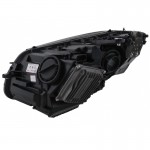 Μπροστινά Φανάρια Set Για Mercedes-Benz C-Class W205 14-18 Drl Full Led Multibeam Upgrade Από Αλογόνου Μαύρα Με Μοτέρ Carner