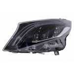 Μπροστινά Φανάρια Set Για Mercedes-Benz Vito W447 14-20 Maybach Look Drl Led Tube Μαύρα
