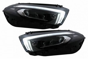 Μπροστινά Φανάρια Set Για Mercedes-Benz A-ClassW177 / V177 2018-2022 Αλογόνου Upgrade Σε Full Led Drl Με Μοτέρ Carner