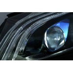 Μπροστινά Φανάρια Set Για Mercedes-Benz C-Class W205 14-20 Upgrade To Maybach Full Led Drl Μαύρα Με Μοτέρ Carner