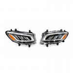 Μπροστινά Φανάρια Set Για Mercedes-Benz Sprinter W907 2018-2023Μαύρα Full Led Carner Μπροστινά Φανάρια Set Για Mercedes-Benz Sprinter W907 2018-2023Μαύρα Full Led Carner