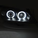 Μπροστινά Φανάρια Set Για Opel Astra G 97-04 Ccfl Angel Eyes Μαύρα H1/H1 Sonar