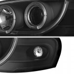Μπροστινά Φανάρια Set Για Subaru Impreza 93-00 Angel Eyes Μαύρα H1/H1 Manual Sonar