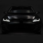 Μπροστινά Φανάρια Set Για Vw Golf Vii (7) 12-17 Drl Full Led Halogen Version Black LEDHL103-BK Osram Ledriving