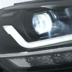 Μπροστινά Φανάρια Set Για Vw Golf Vii (7.5) 17-19 Drl Full Led Halogen Version Black LEDHL10-BK Osram Ledriving