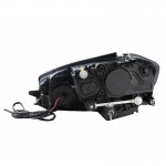 Μπροστινά Φανάρια Set Για Vw Golf Vii (7.5) 17-19 Drl Full Led Halogen Version Black LEDHL10-BK Osram Ledriving