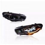 Μπροστινά Φανάρια Set Για Vw Scirocco 08-17 Xenon Upgrade Facelift Look Full Led Drl Black Μπροστινά Φανάρια Set Για Vw Scirocco 08-17 Xenon Upgrade Facelift Look Full Led Drl Black