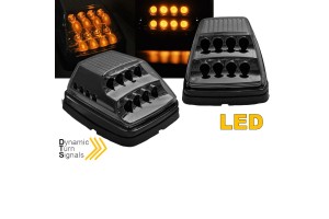 Μπροστινά Φλας Για Mercedes-Benz G-Class W463 90-12 Led Dynamic Smoke 2 Τεμάχια
