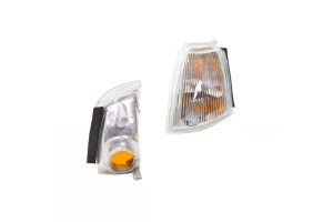 Μπροστινό Αριστερό Φλας Για Renault 19 92-95 Λευκό 1 Τεμάχιο Depo